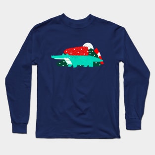 X-Mas Alligator Long Sleeve T-Shirt